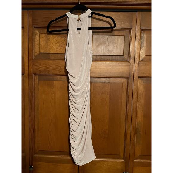 NWT Revolve SER.O.YA Women's Cosette Dress Side Ruched Sleeveless Beige Size XS - Picture 5 of 12